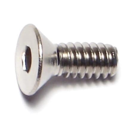 #10-24 Socket Head Cap Screw, 18-8 Stainless Steel, 1/2 In Length, 20 PK